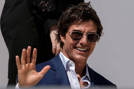 Wie immer mit einem Lächeln: Tom Cruise in Cannes.