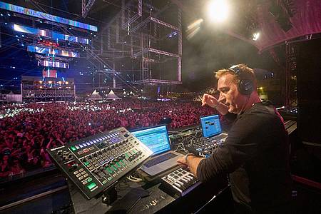 DJ Paul Van Dyk beim Technofestival «Nature One».