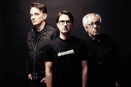 Gavin Harrison (l-r), Steven Wilson und Richard Barbieri sind Porcupine Tree.