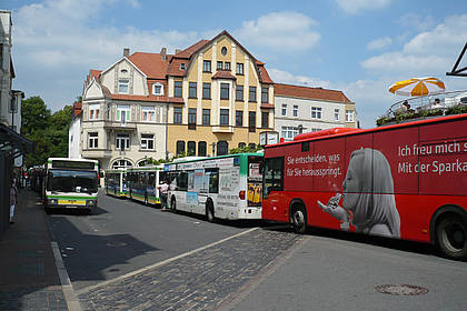 Busse am Alten Markt in Herford
