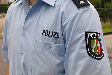 Uniform eines Polizisten