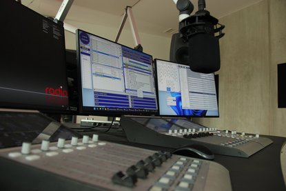 Das Sendestudio von Radio Westfalica