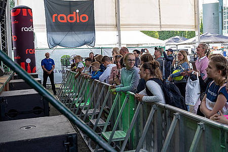 Publikum an der Bühne bei den Terra Wortmann Open