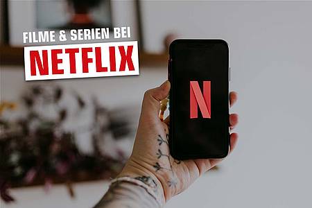 Handy mit Netflix-Logo