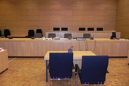 Verhandlungssaal Landgericht Bielefeld